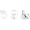 Унитаз-компакт IDEAL STANDARD Eurovit Plus V337001